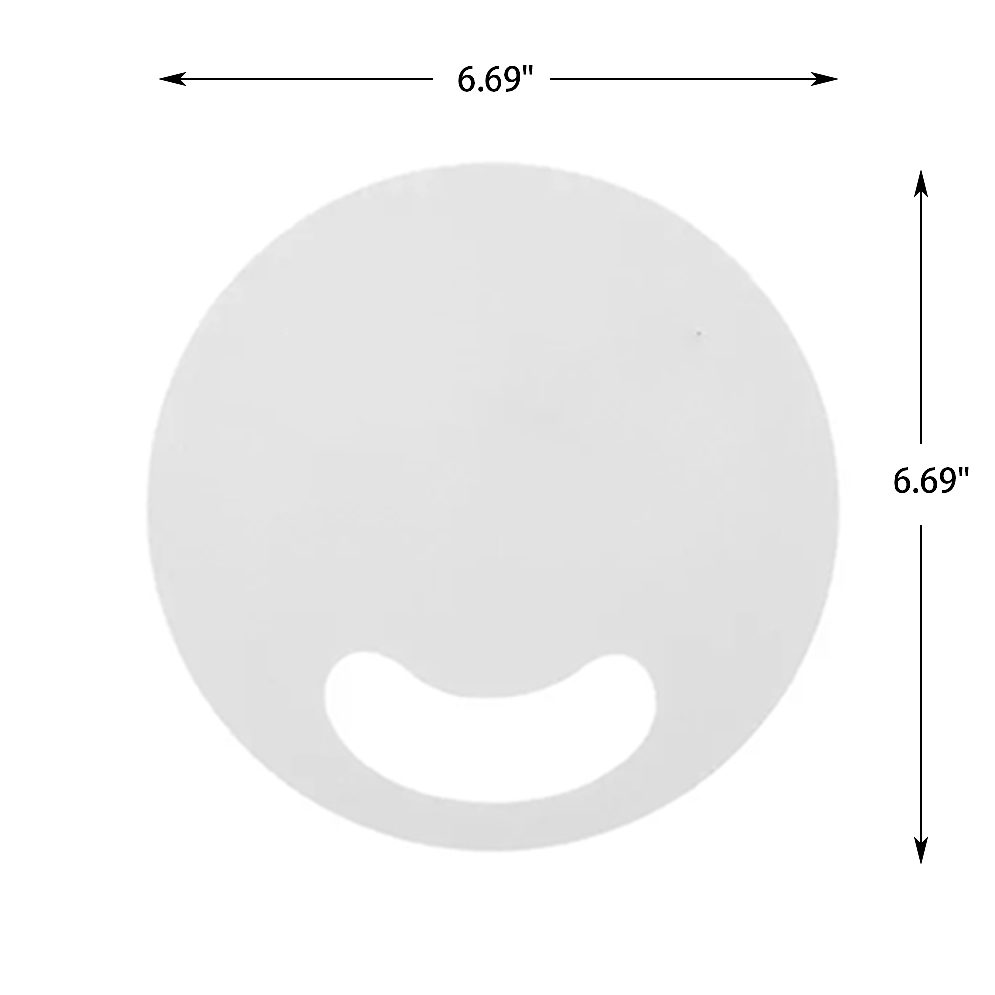 Double-Sided Advertising Plastic Fan 3