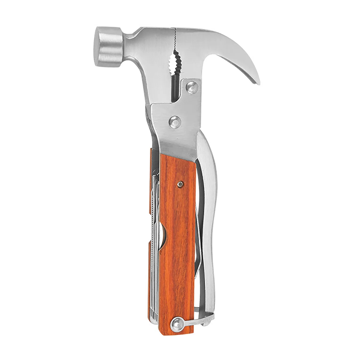 14 In 1 Multifunction Tool Portable Folding Wood Handle 3