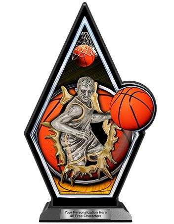 Wood Trophy: 10" Quasar, (Basketball/Girls) 1