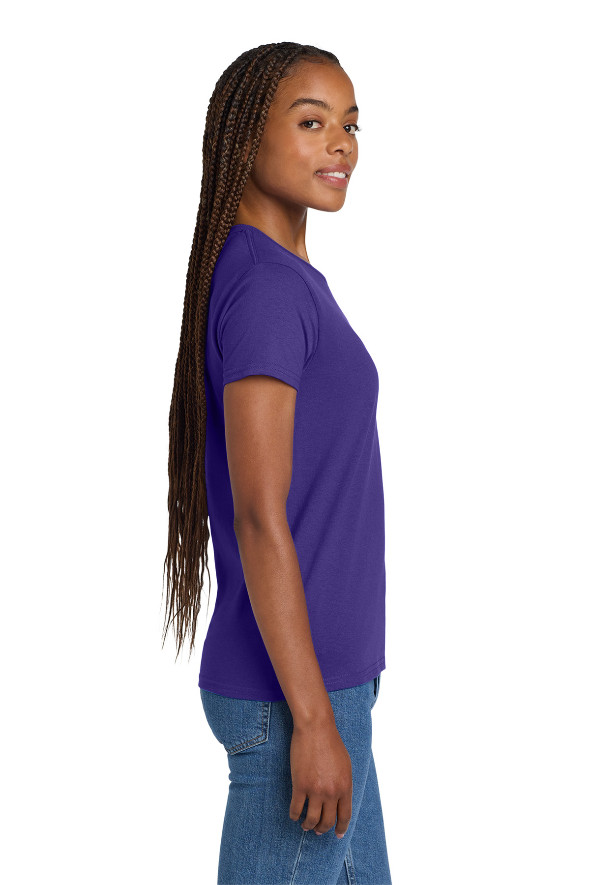 Gildan Women's Ultra Cotton 100% US Cotton T-Shirt. 2000L 80