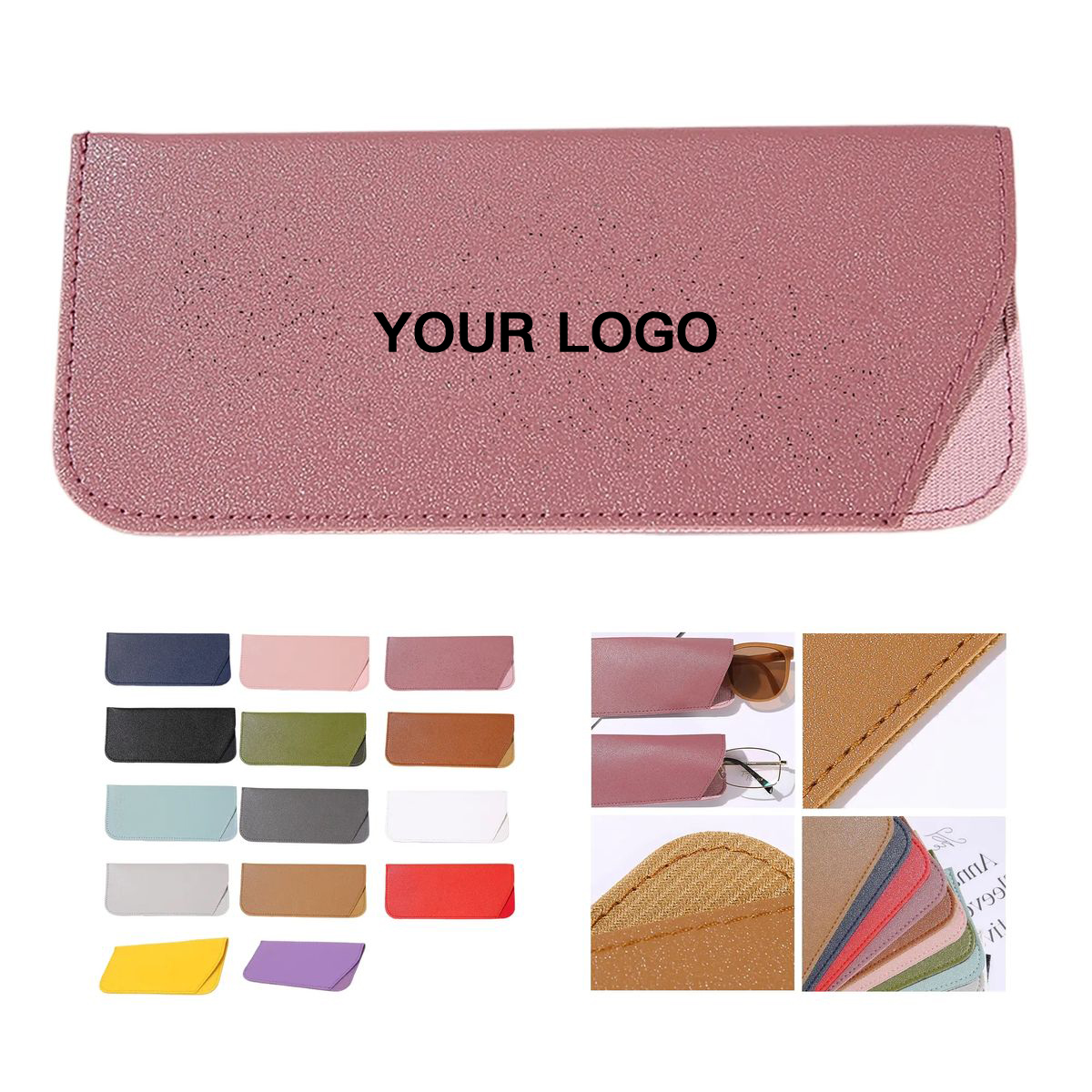 Stylish PU Leather Glasses Case with Secure Structure 3