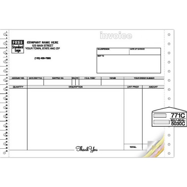Invoices, Continuous, Classic 2