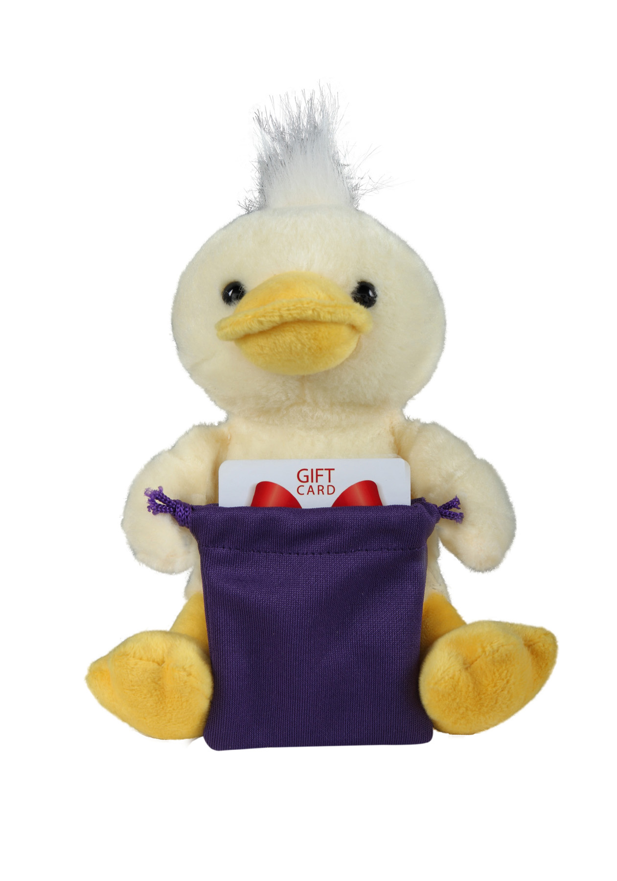 Soft Plush Duck With Gift Card Sack
