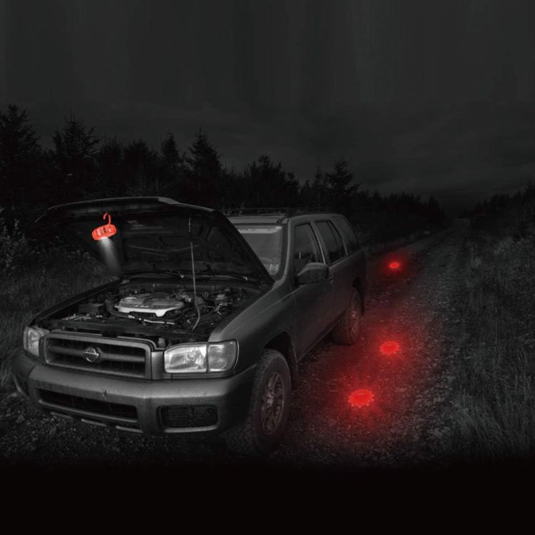 Safety Flare Roadside Emergency Disc LED Lights with Magnet 1