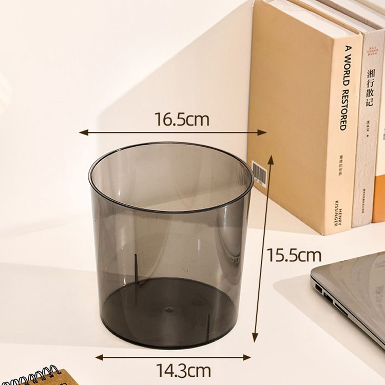 Transparent Trash Bin 1