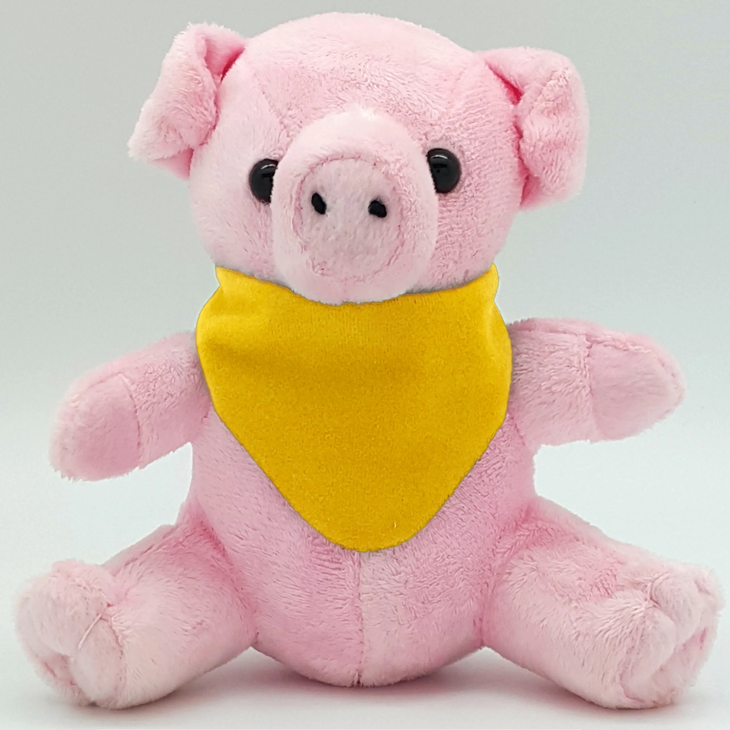 6" Beanie Pig with Embroidered Eyes 16