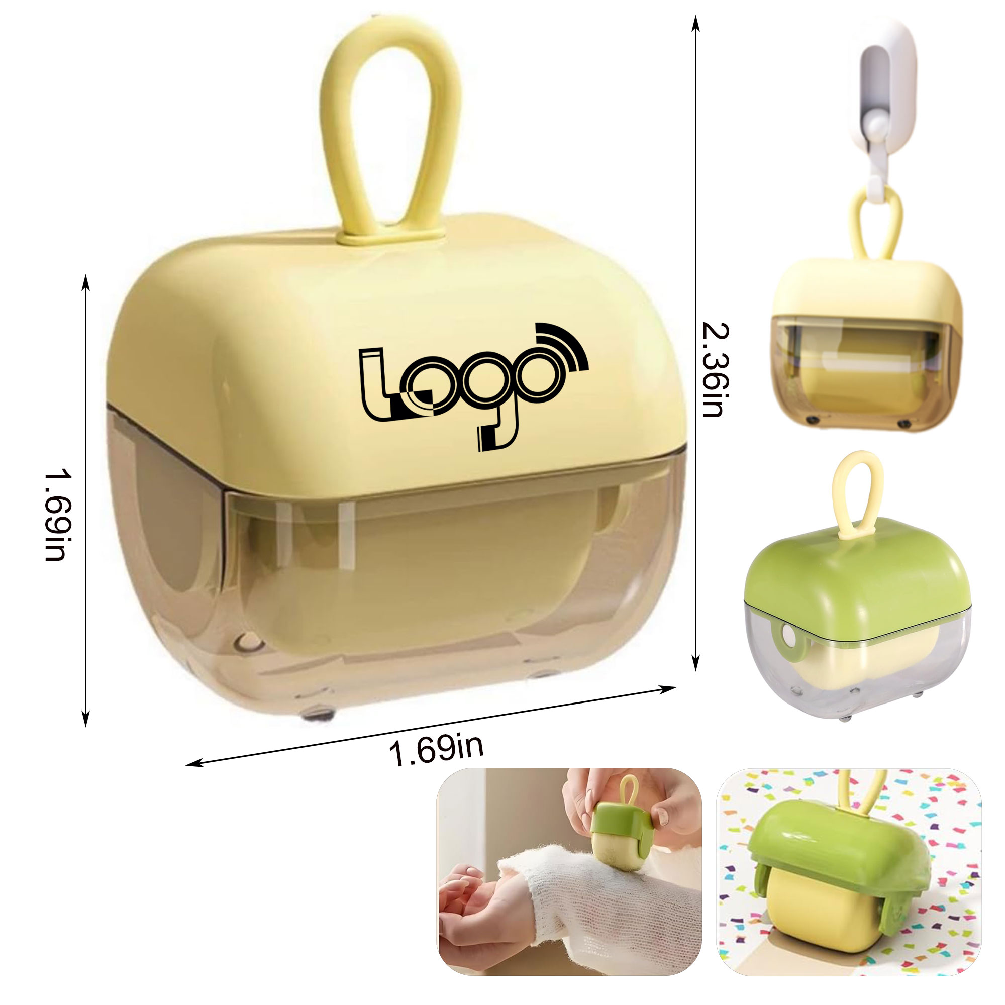 MOQ50 Portable Washable Lint Roller For Daily Fresh Use 2