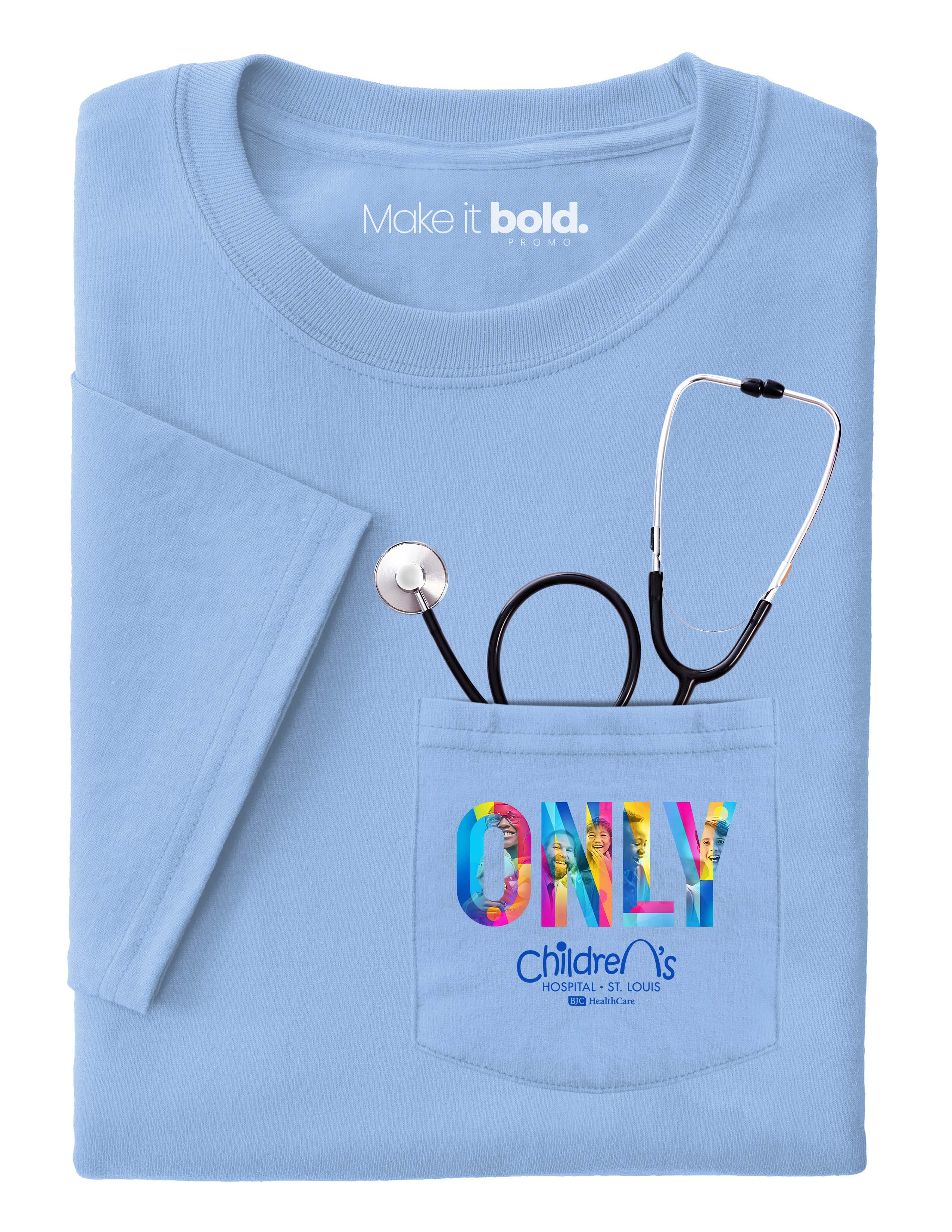 PeekPocket Port & Co™ Core Cotton Pocket Tee 3