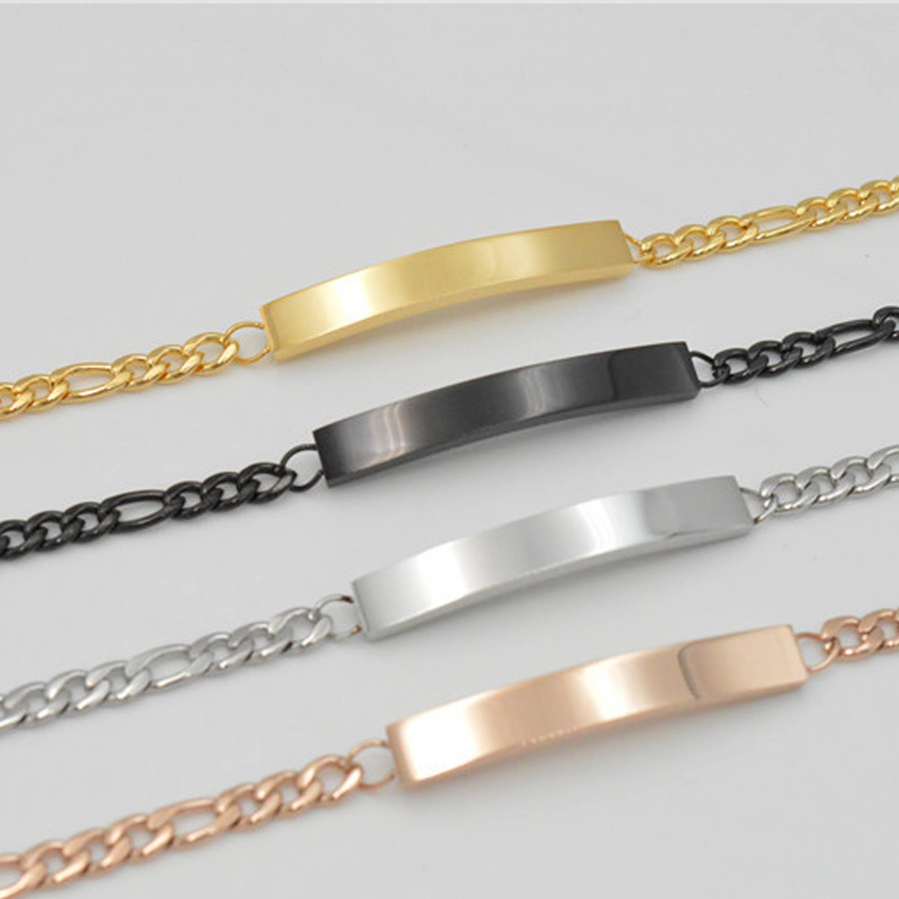 Engraveable Titanium Steel Bracelet 5