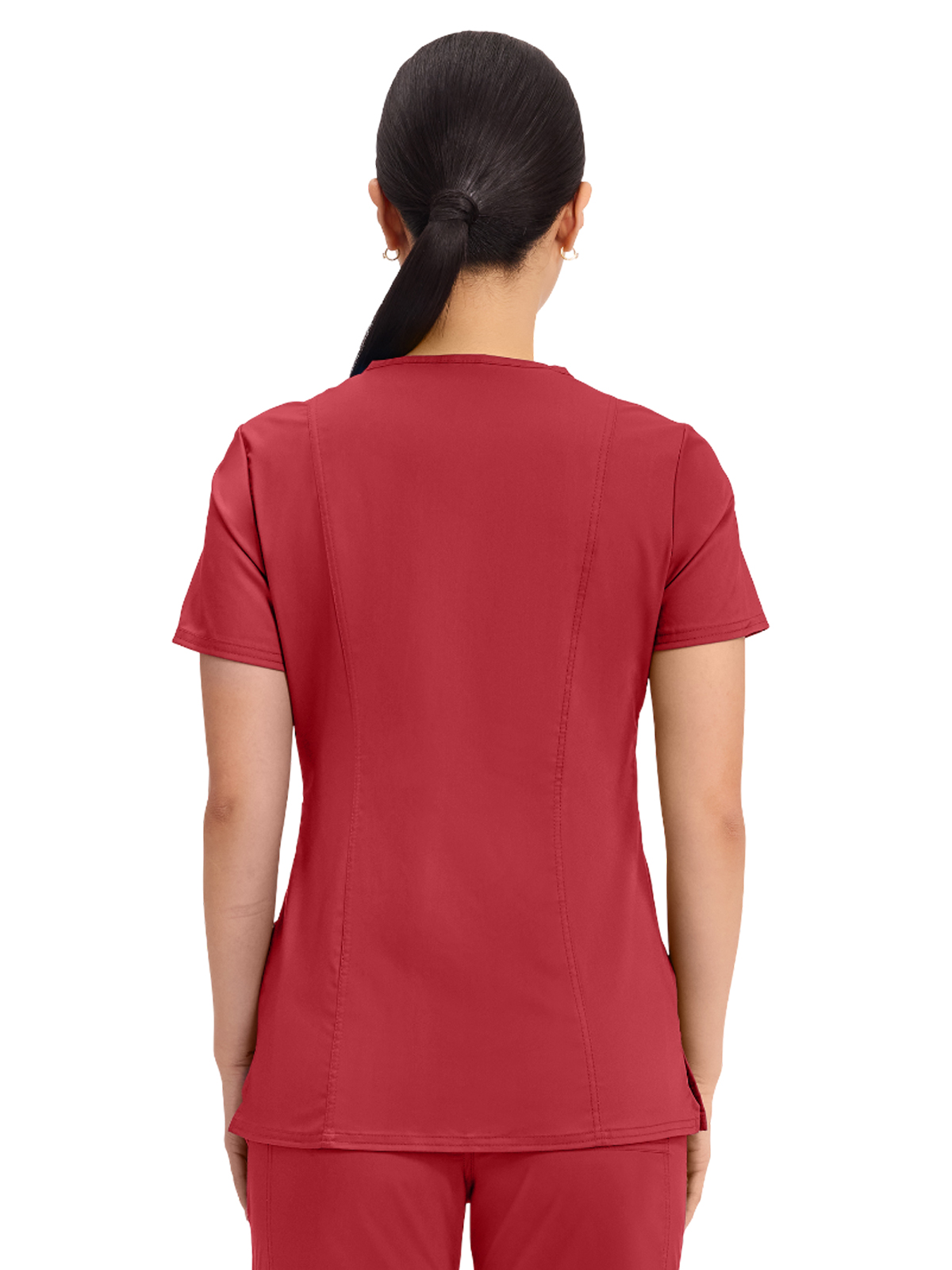 Cherokee - Workwear Revolution - Women's 2-Pocket Mock Wrap Top 77