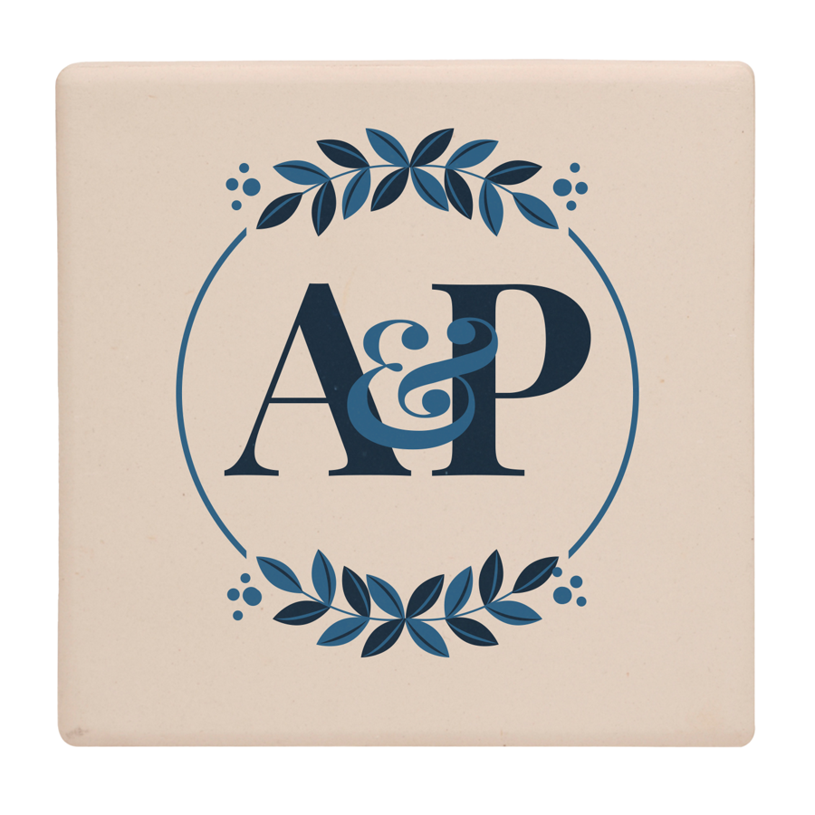Personalized Ceramic Coasters 4" 1