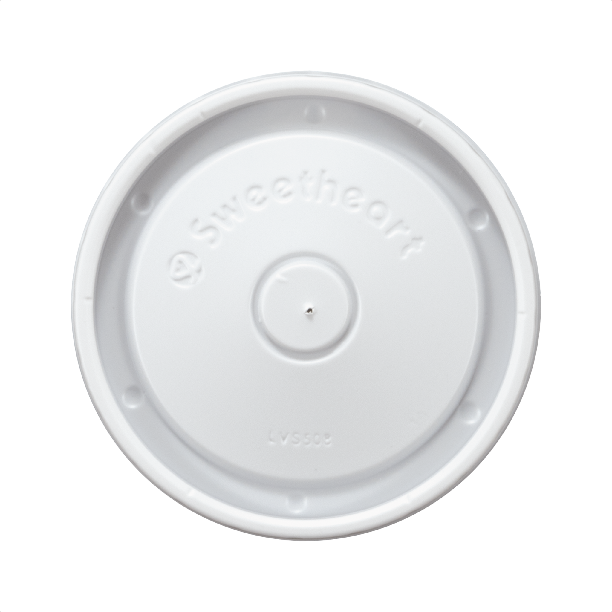 6/8/10 oz Food Container Paper Vented Lid White 2