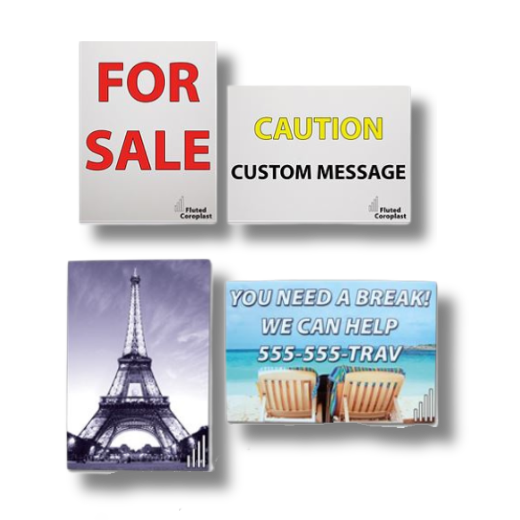 Aluminum 18" x 12" Sign 1