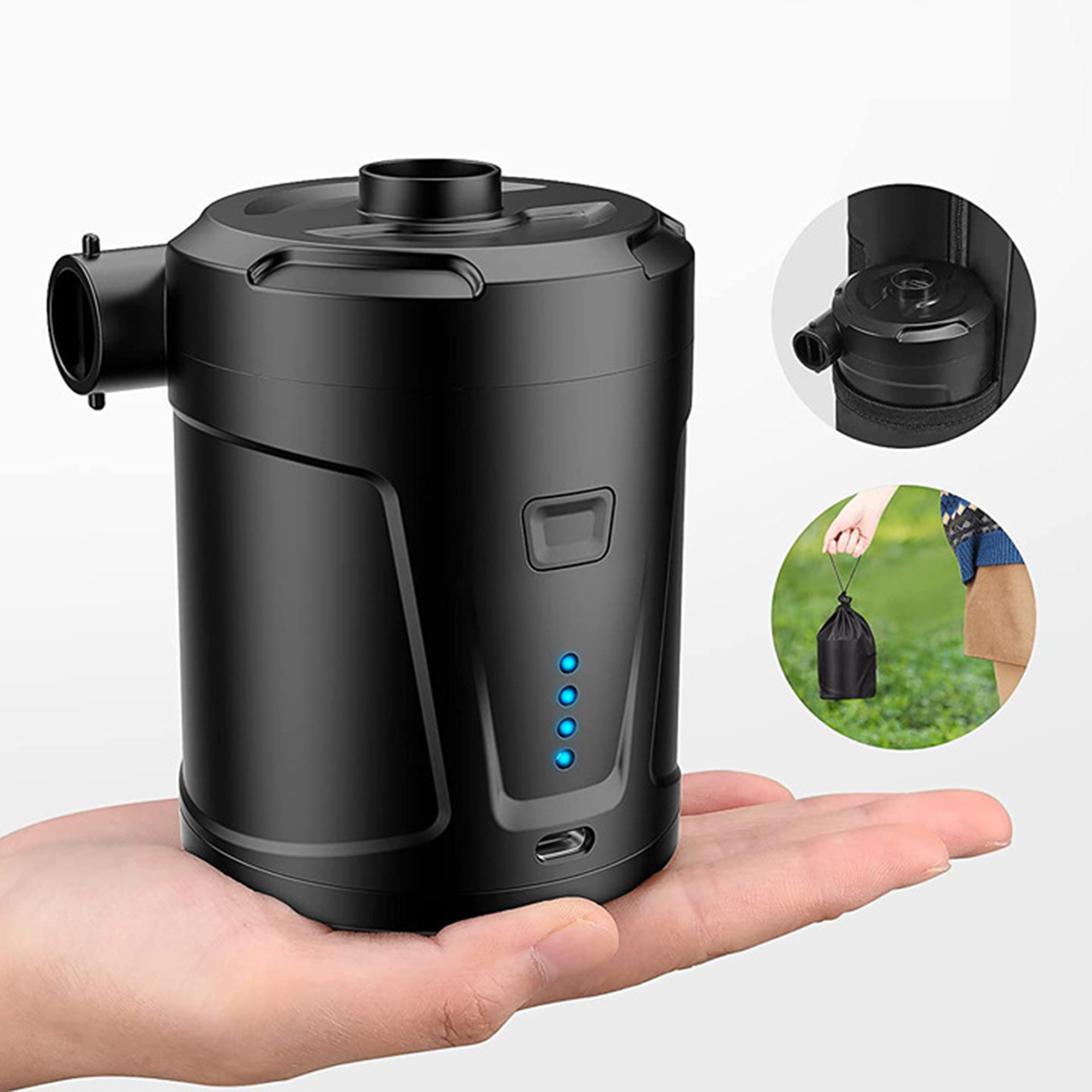 Abs Outdoor Electric Portable Inflation Pump 6