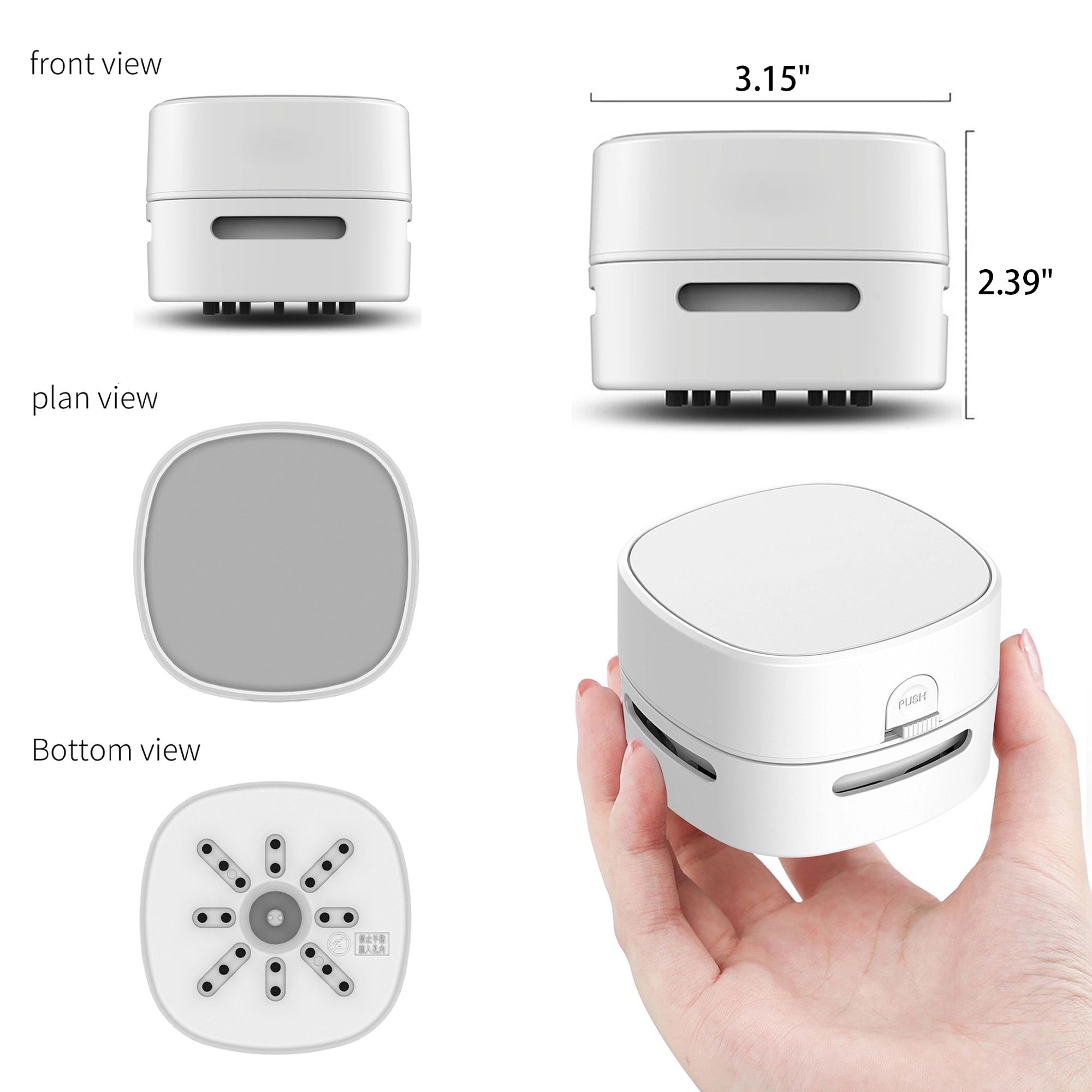 Desktop Vacuum Cleaner Table dust Sweeper 2