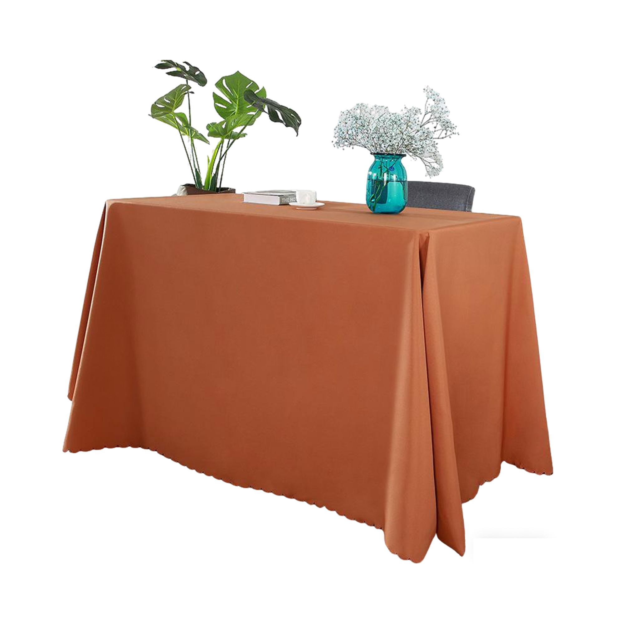 Polyester Tablecloth 102" x 71" With Custom Print 8