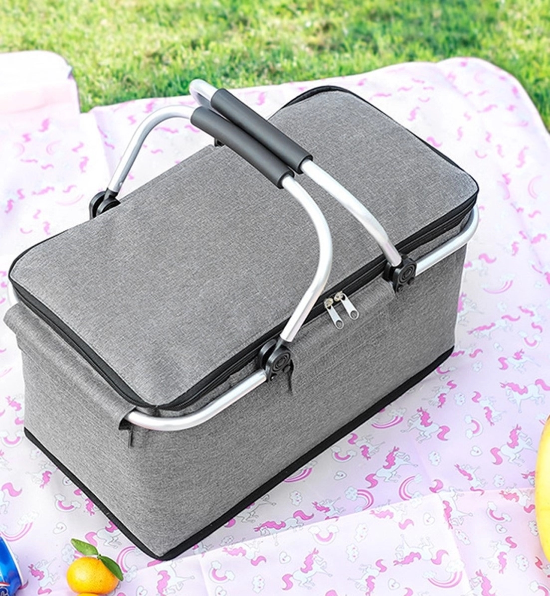 Insulated Cooler Bag Picnic Basket 3