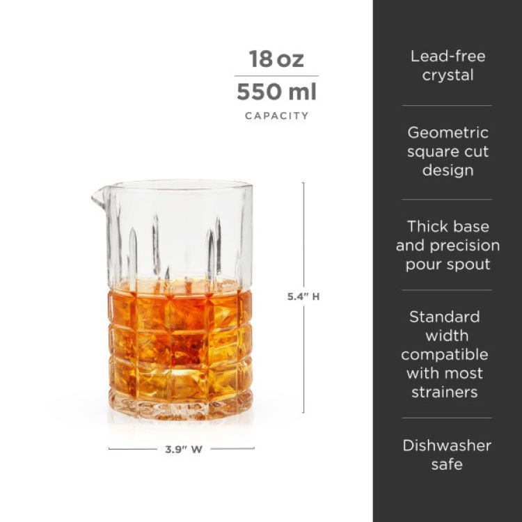 Viski® Highland Mixing Glass 10