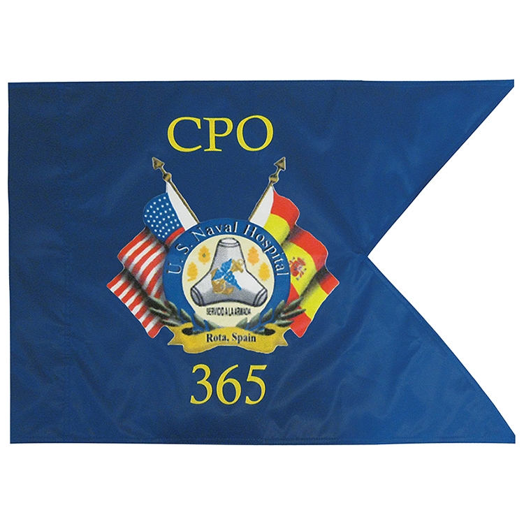 20" X 27.75" Custom Single Reverse Digitally Printed Military Guidon Flag 1