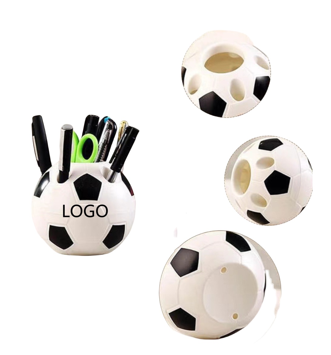 Creative Football-Shaped Pen Holder 4