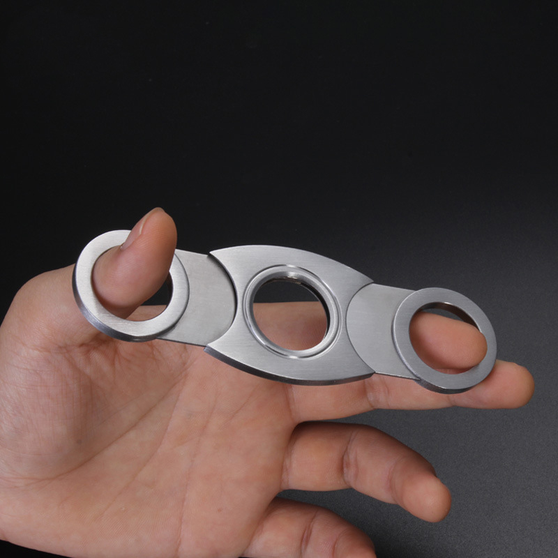 Silver Cigar Scissors Guillotine 6