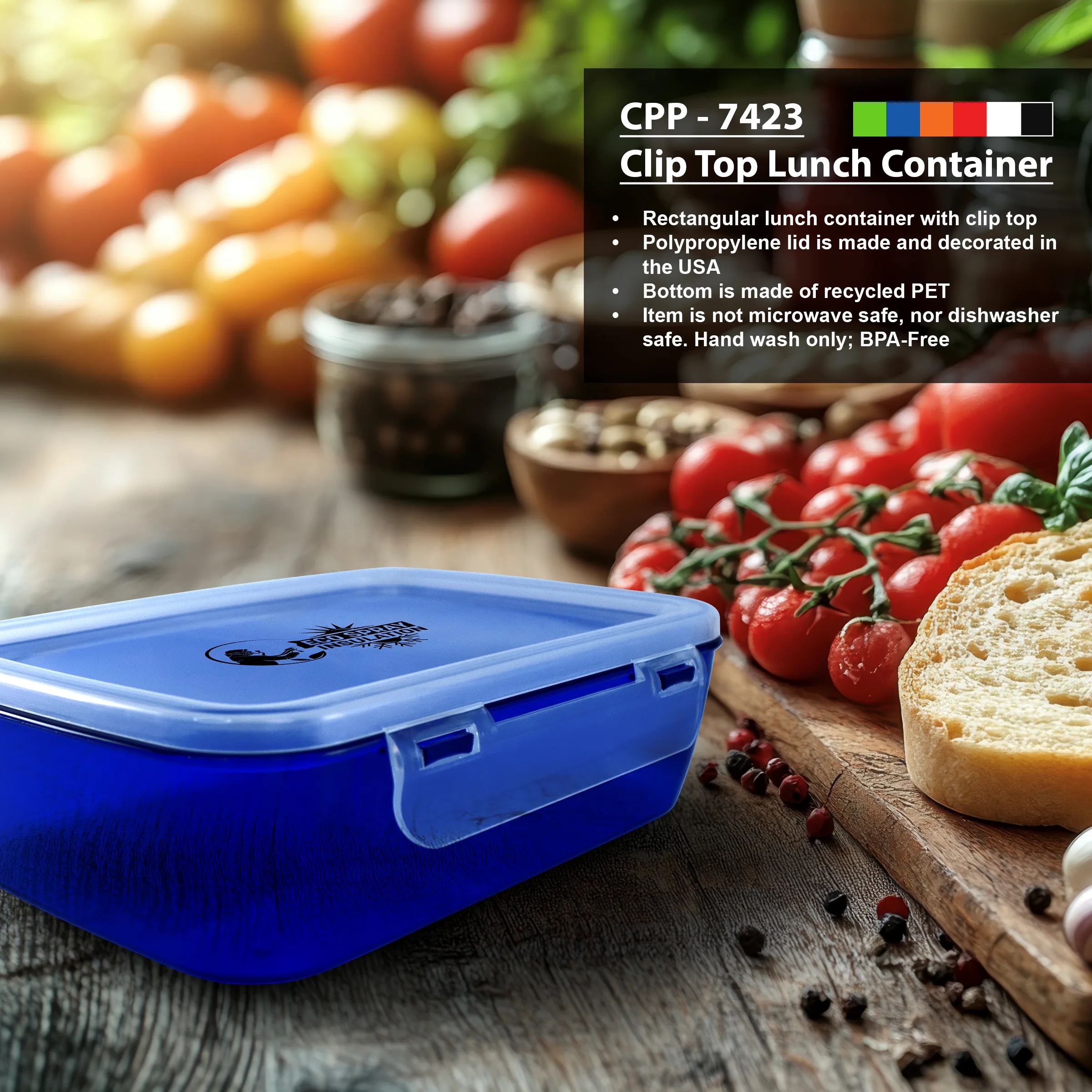 Clip Top Lunch Container 18
