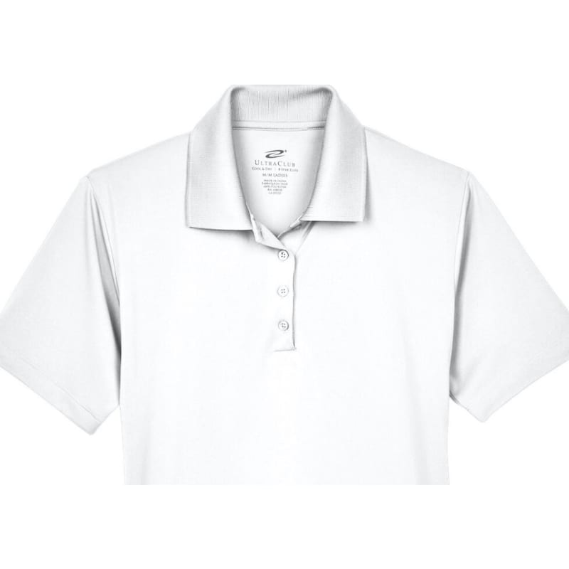 UltraClub Ladies' Cool & Dry 8-Star Elite Performance Interlock Polo 55