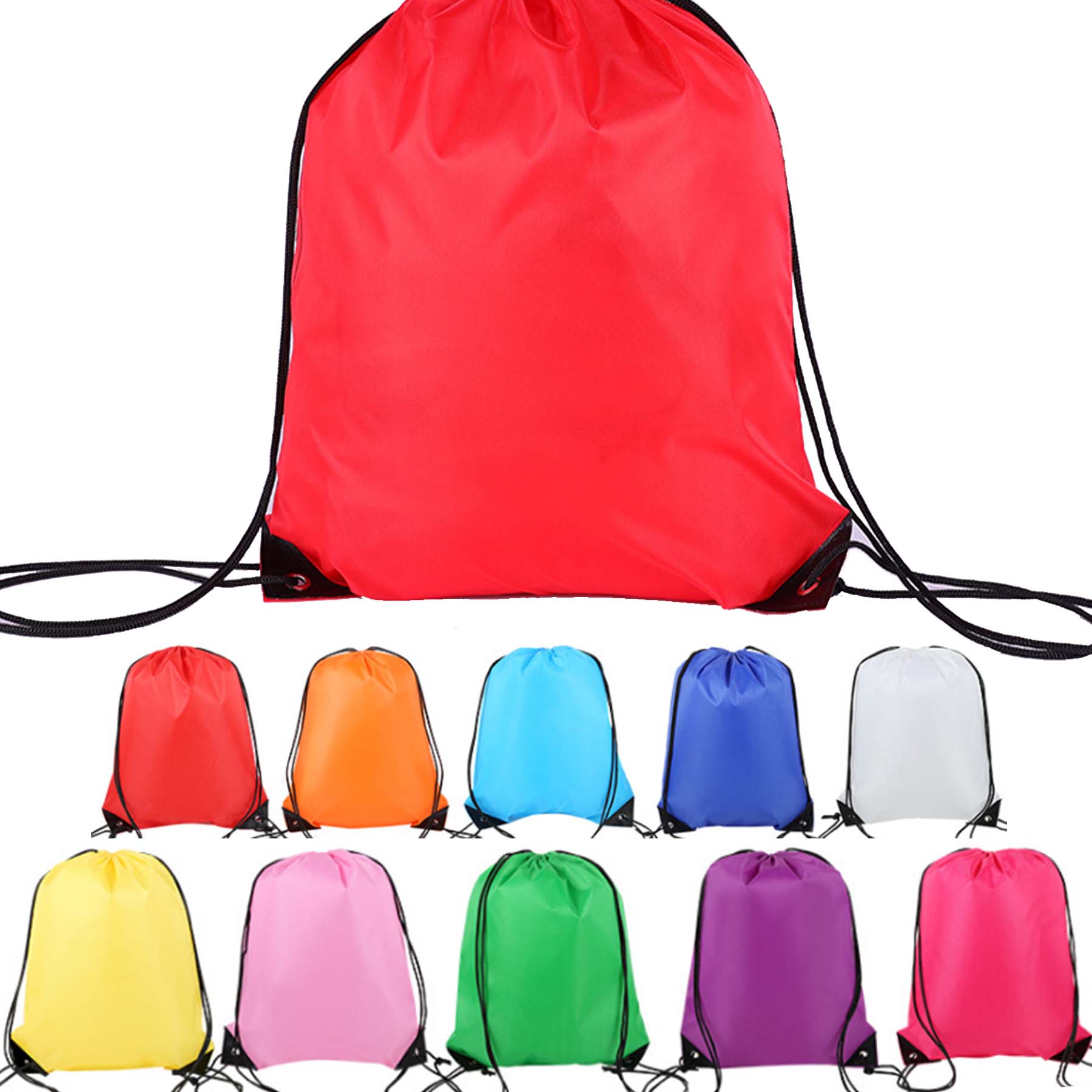 210D Polyester Drawstring Backpack 2