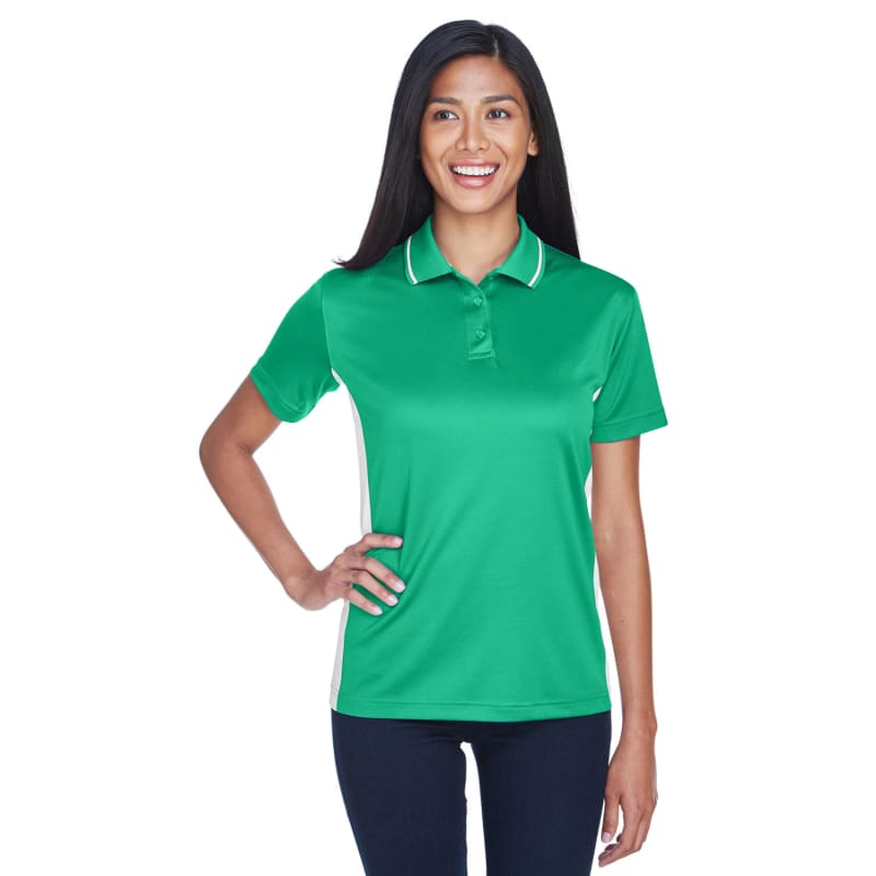 UltraClub Ladies' Cool & Dry Sport Two-Tone Polo 2