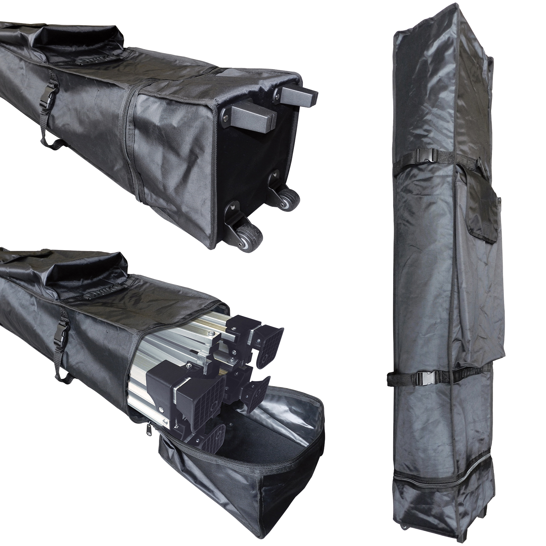 10' Square Canopy Tent W/One Full Double Sided Wall and Two Double Sided Half Walls 25