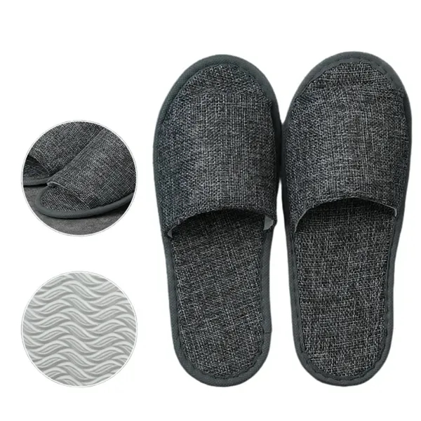 Disposable Linen Slippers - Premium Quality Comfort 12