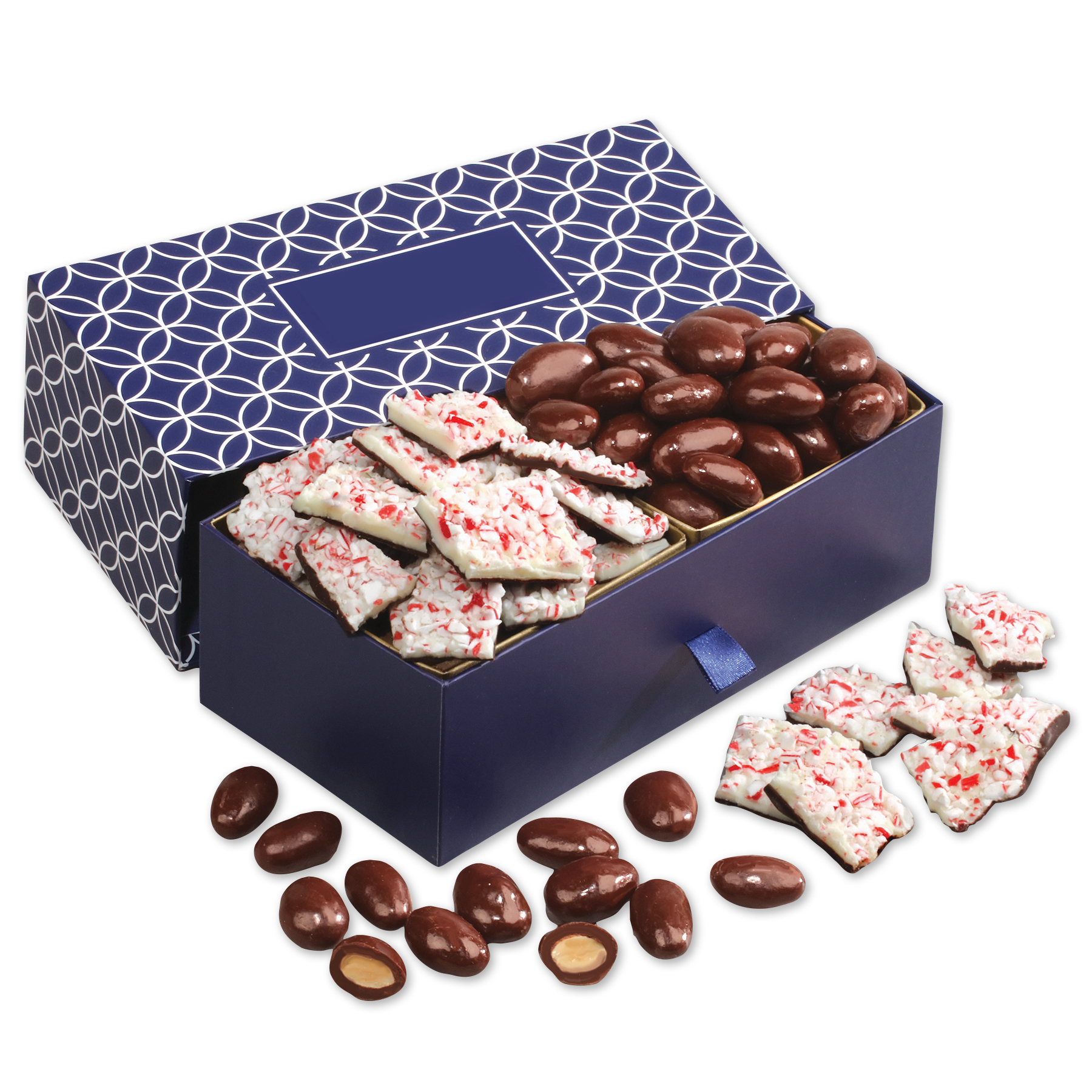 Hidden Treasures with Dark Chocolate Almonds and Peppermint Bark 1