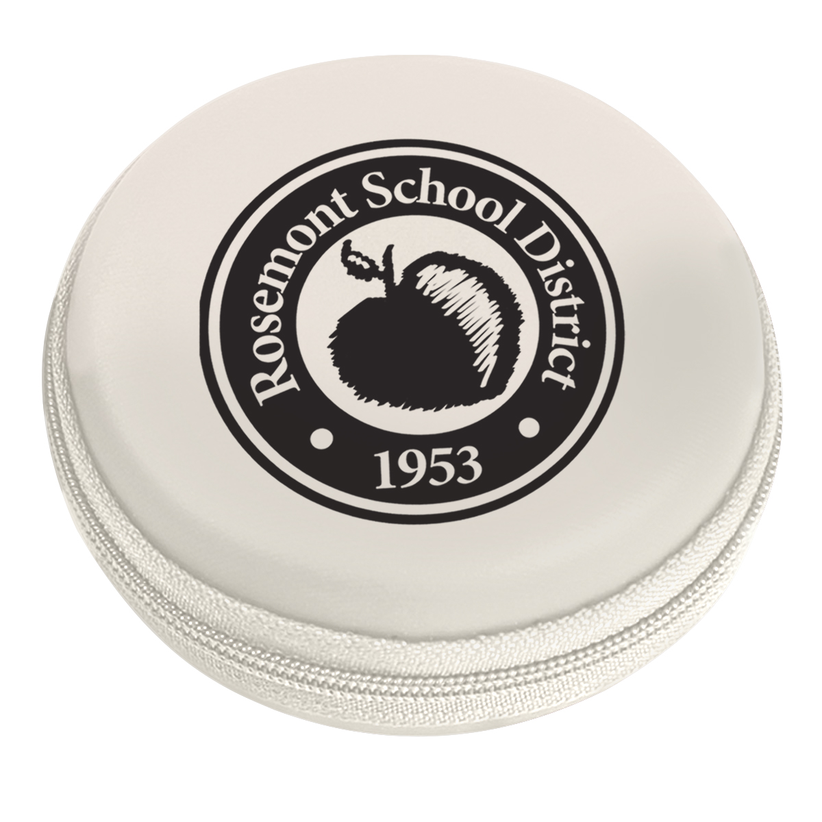 Round Zippered Electronics Travel Case 3