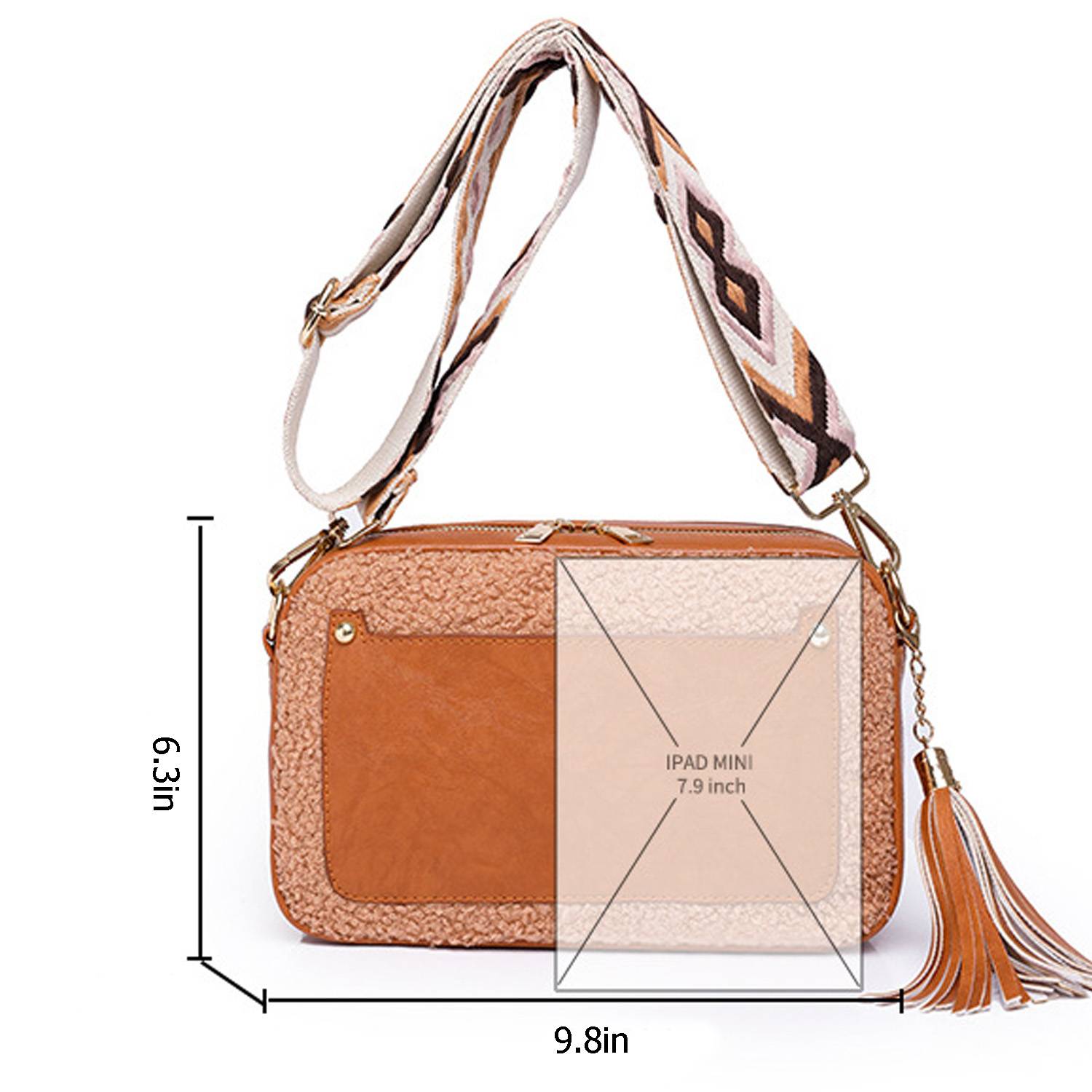 One-shouldered crossbody bag for women 6