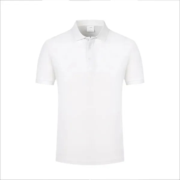 Short Sleeve Cotton Polo Shirt in Mercerized Fabric 6
