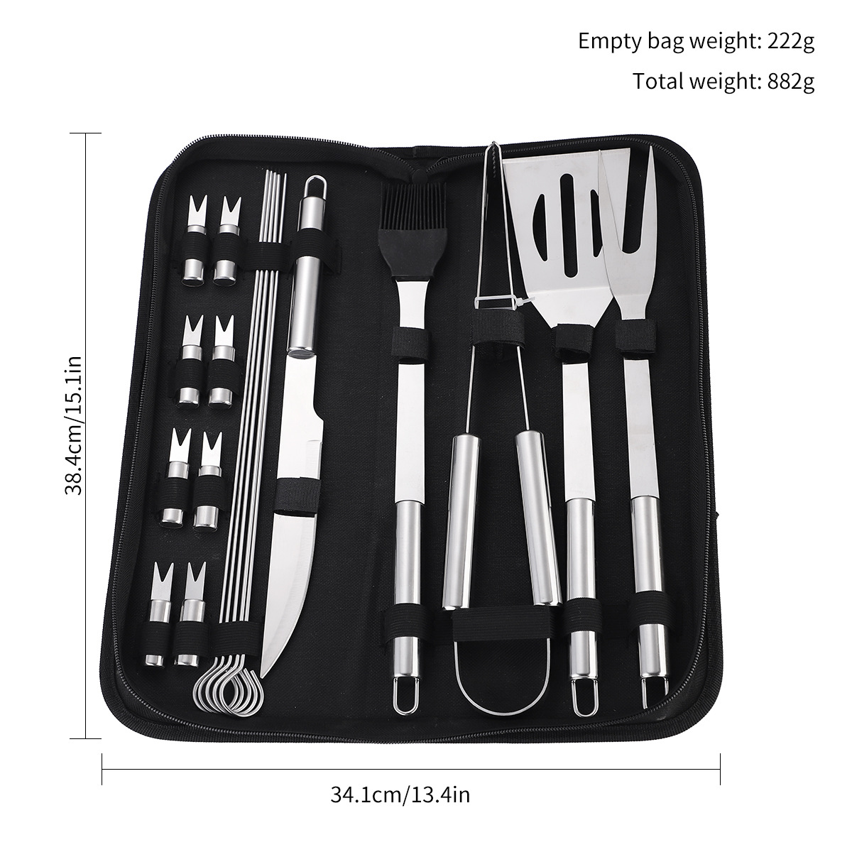 18 PCS Barbecue Grill Tool Set 3