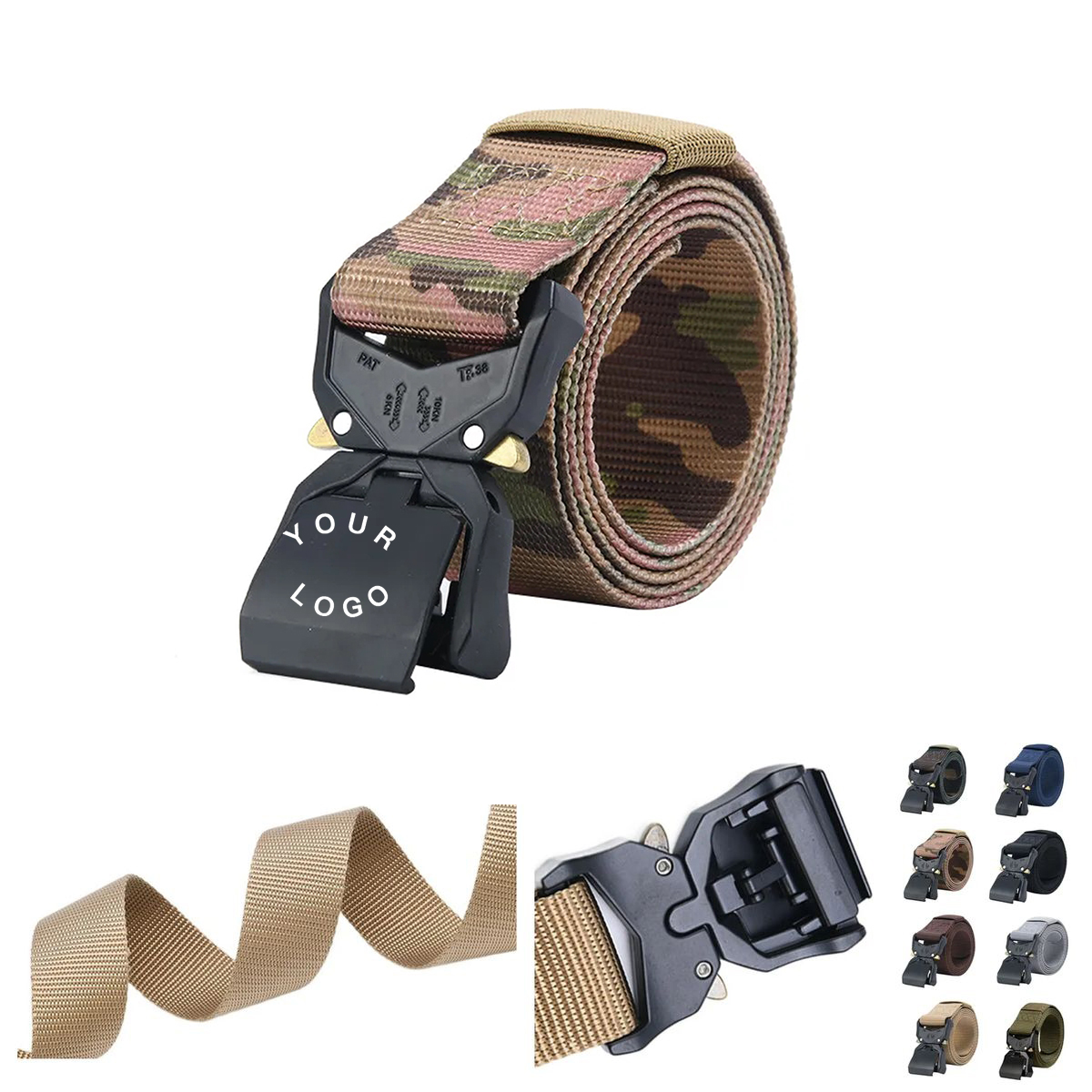 Durable Nylon Tactical Belt For Military Gear 3