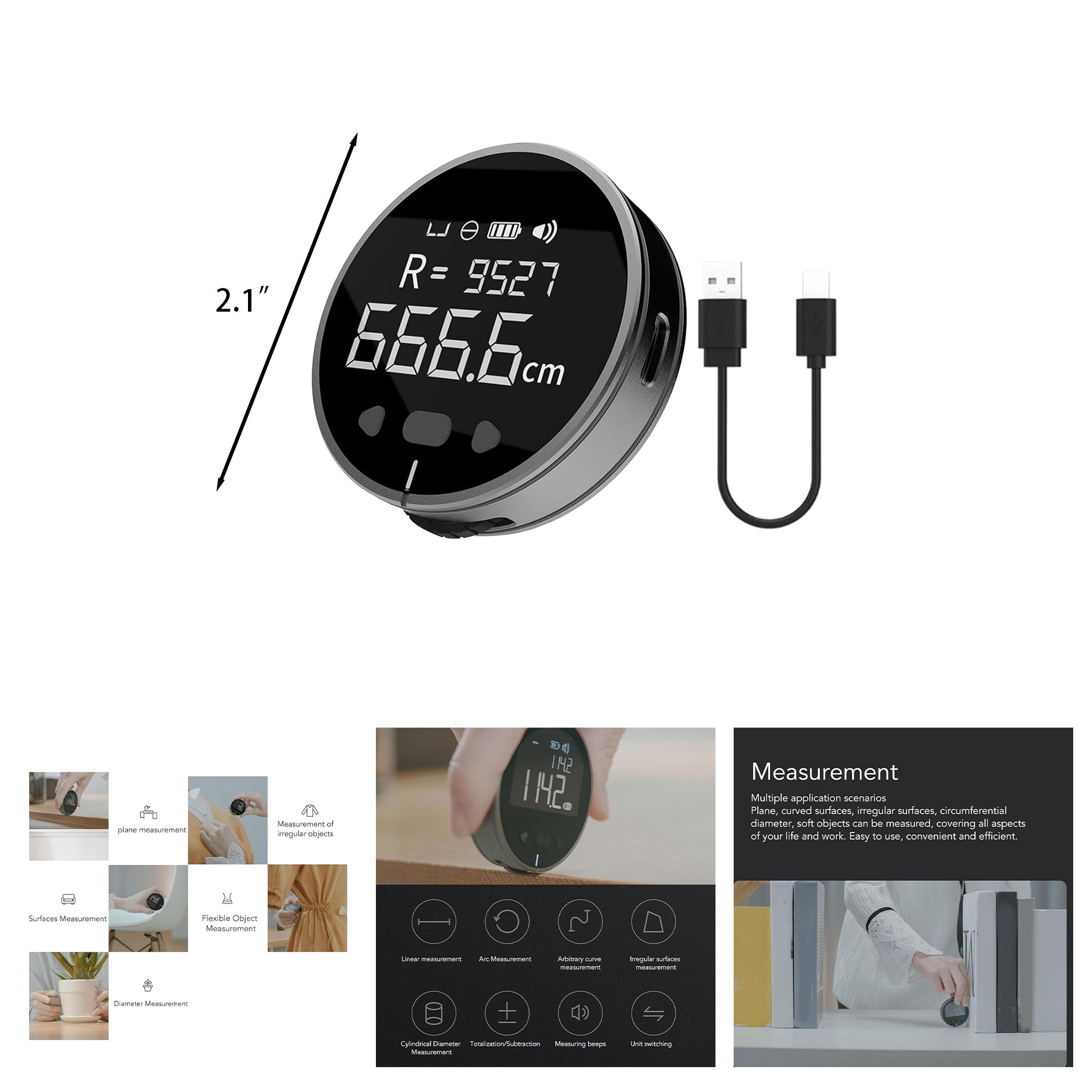 Electronic Digital Tape Measure 3
