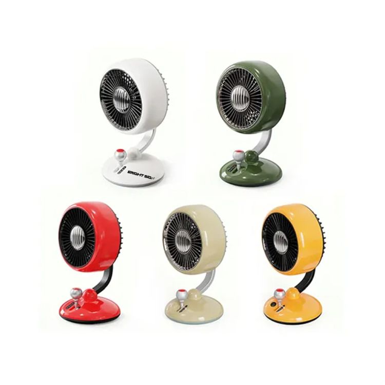 Quiet USB-Recharge Tabletop Cooler Fan 2