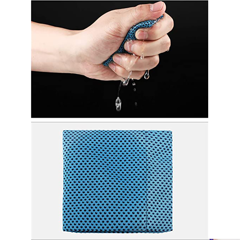 160gms Polyester Nylon Full Cooling Sports Wristband 2