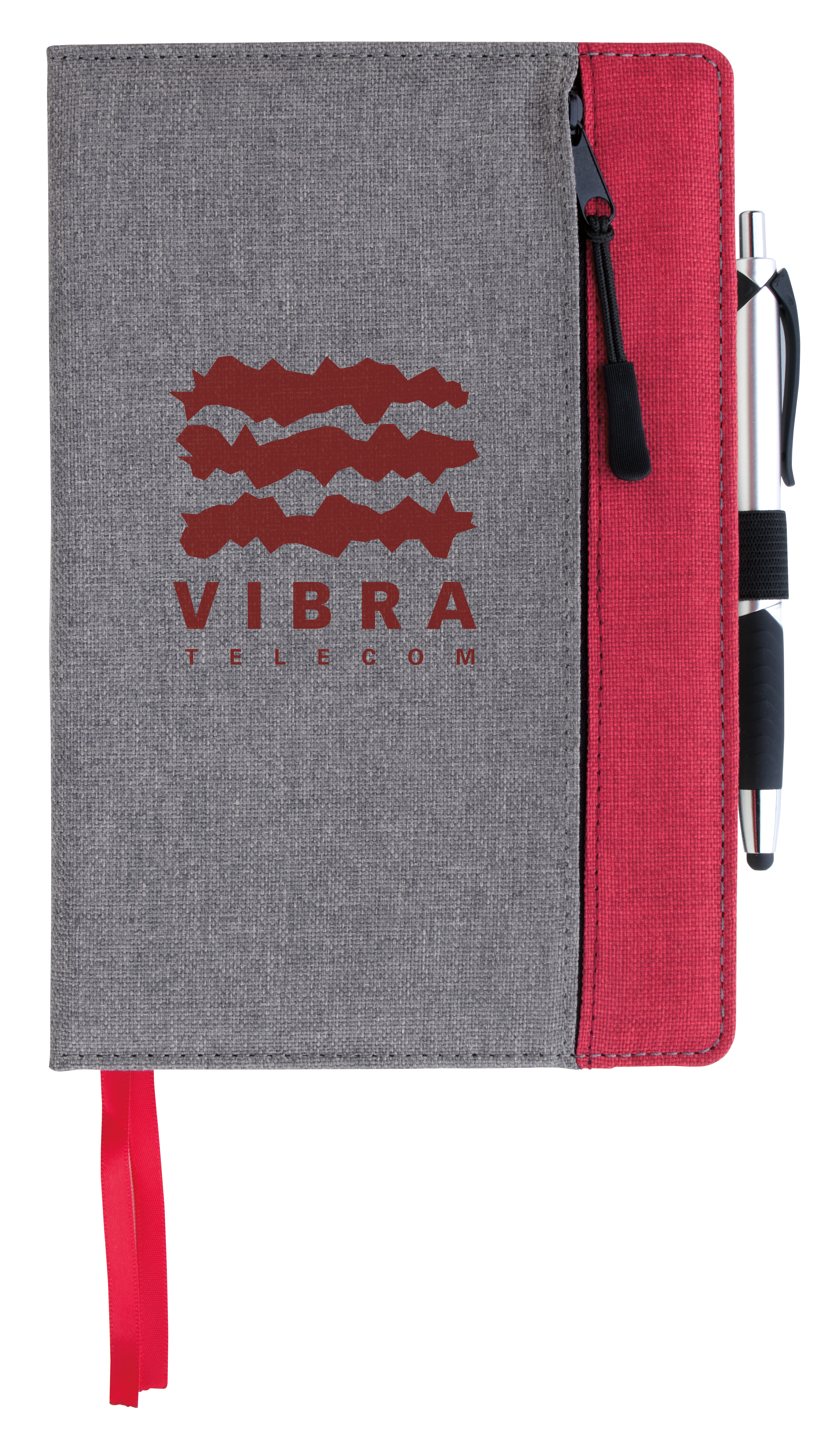 Good Value™ Front Zip Pocket Journal 9