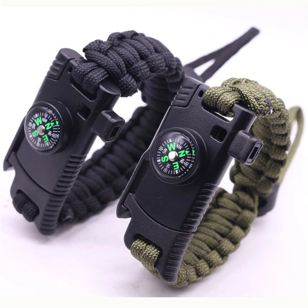 Paracord Survival Bracelet with Whistle-Military Series 1