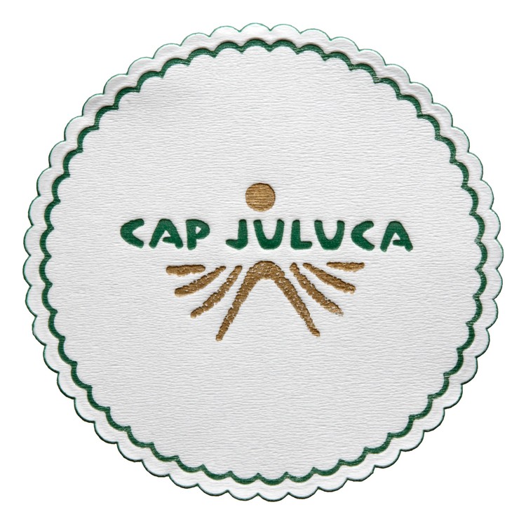 4"Round, Multi-ply Cellulose Coaster w/ Poly-Backing 1