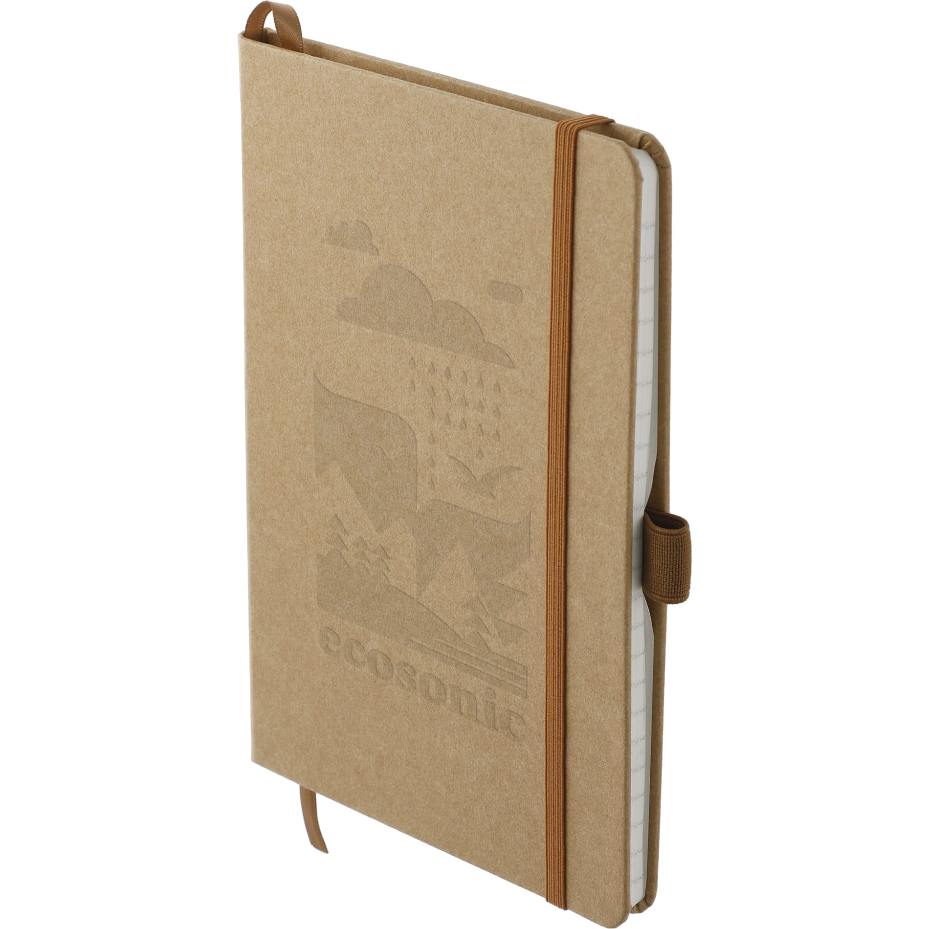 5.5" x 8.5" Washable Kraft Stone Bound Journal 24