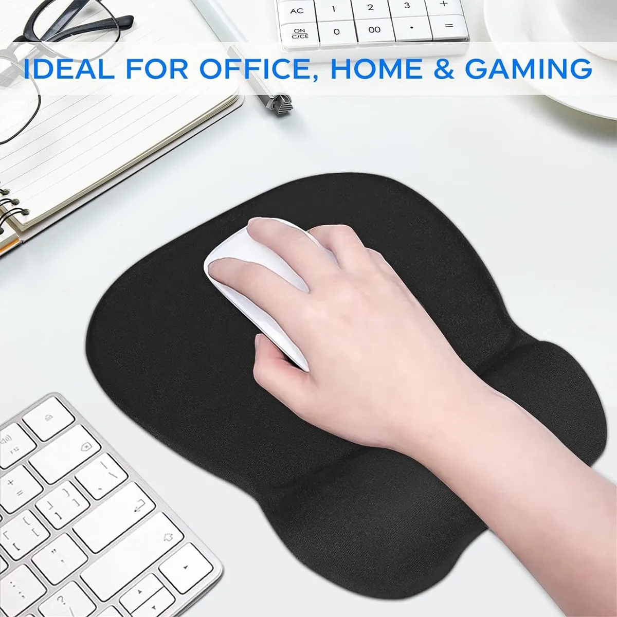 Custom Durable Ergonomic Wrist Rest Comfortable Mousepad 3
