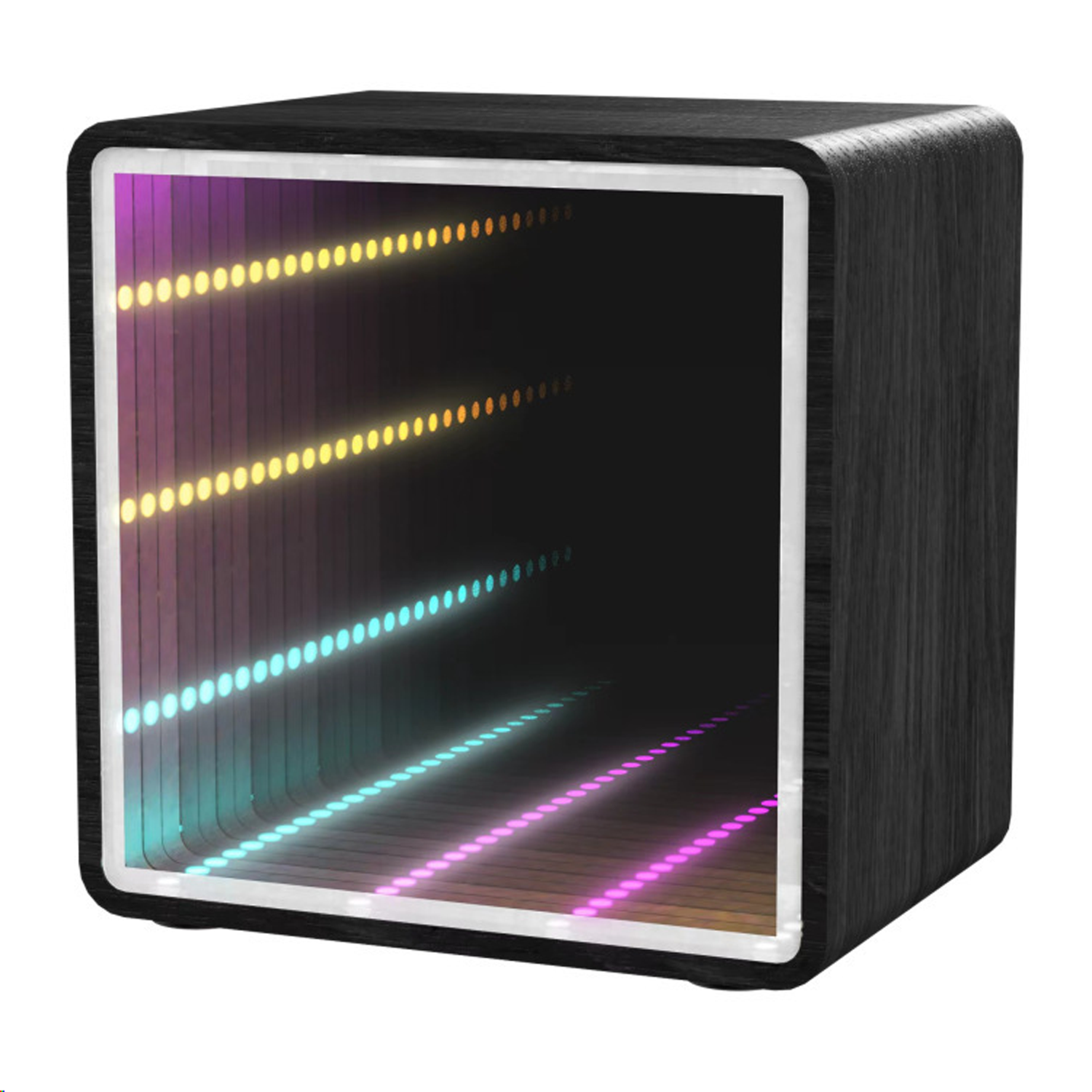 Wood Grain Mirror Light-Up Speaker 1
