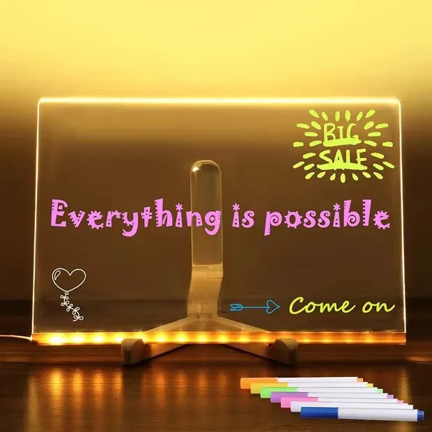 LED Message Board with 7 Colors Pen 5