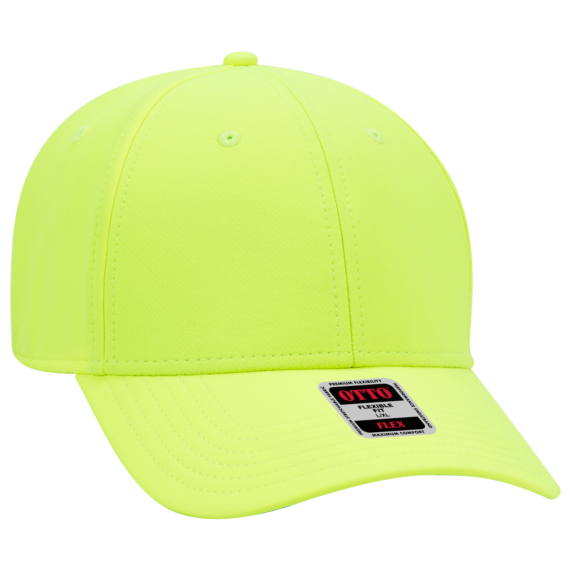 OTTO CAP® OTTO FLEX® Fitted UPF 50+ 6 Panel Low Profile Baseball Cap 3