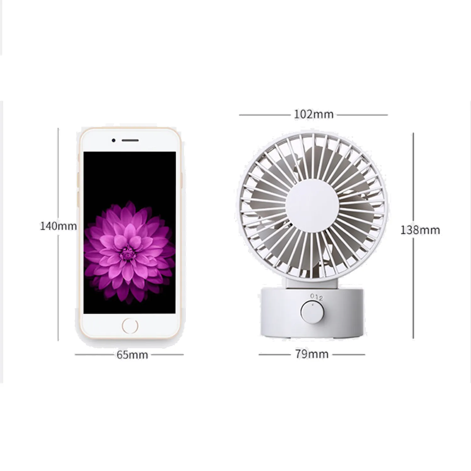 Silent Mini Four Inch Fan 6