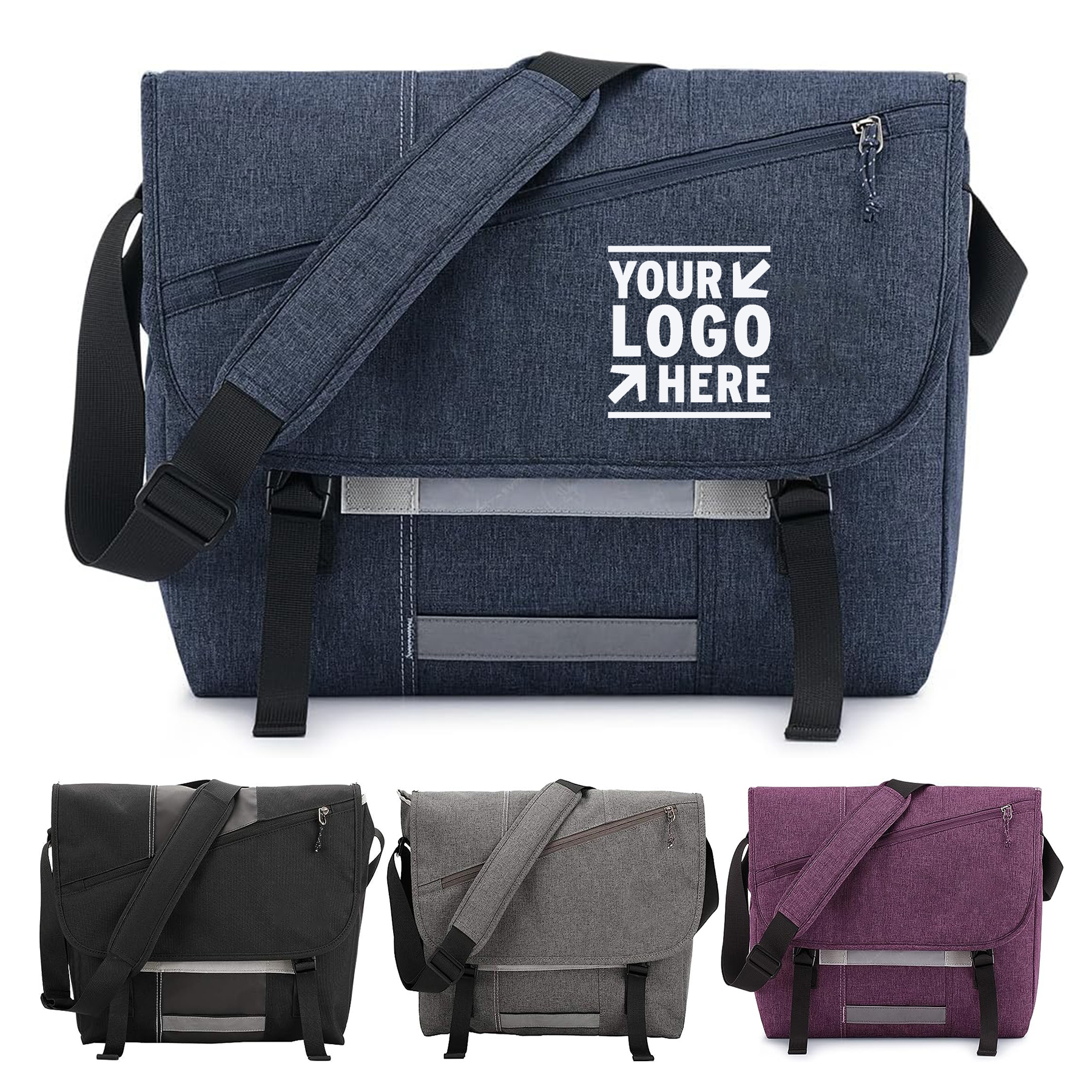 Women Men Messenger Crossbody Bag Canvas 15.6 Inch Laptop Satchel Computer Briefcase    